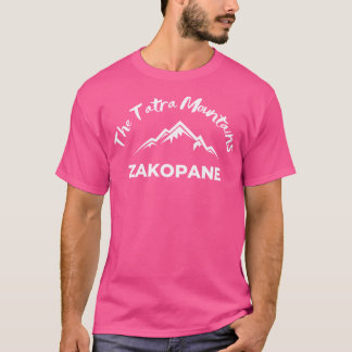Zakopane Polen Tatra Mountains Skyline Active T Shirt