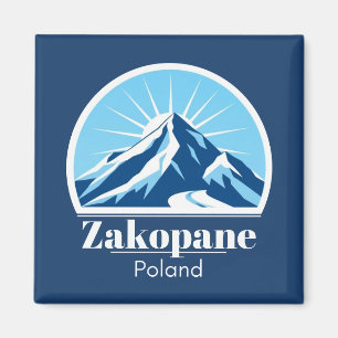 Zakopane Polen Tatra skidestination souvenir Magnet