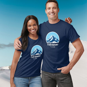 Zakopane Polen Tatra skidress kläder T Shirt