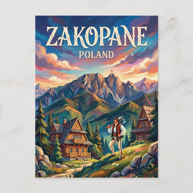 Zakopane Polen Vykort (Framsida)