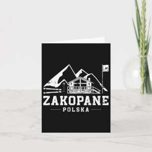 Zakopane Polska Winter Sports Skiing Snowboarding Kort