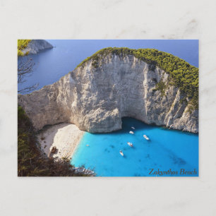 Zakynthos Beach, Grekland Helg Vykort