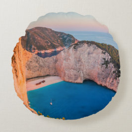 Zakynthos, Grekland. Rund Kudde