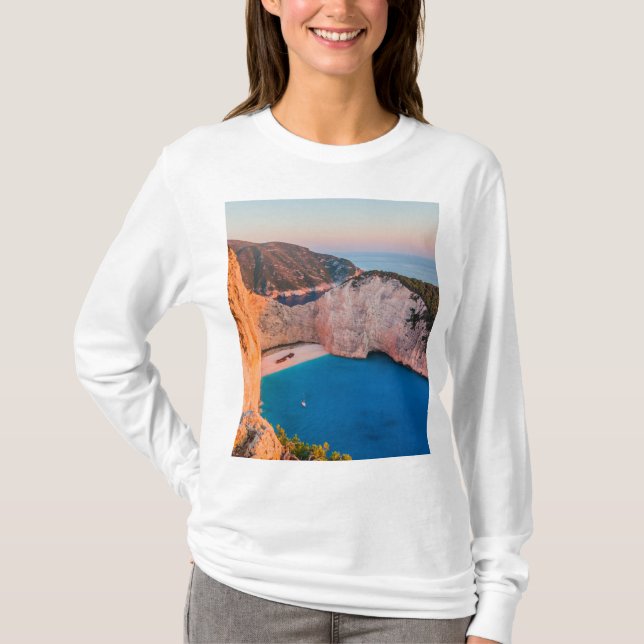 Zakynthos, Grekland. T Shirt (Framsida)