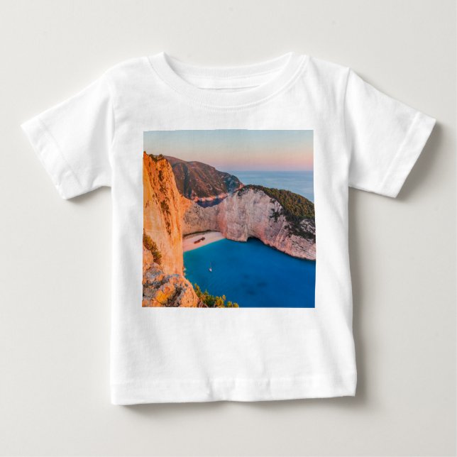 Zakynthos, Grekland. T Shirt (Framsida)