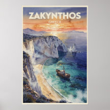 Zakynthos Grekland Vintage Resa