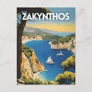 Zakynthos Grekland Vykort