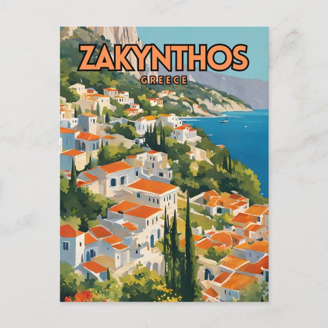 Zakynthos Vykort (Framsida)