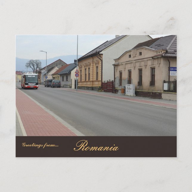 Zalău Rumänien Vykort (Framsida)
