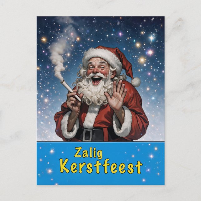 Zalig Kerstfeest Vykort (Framsida)