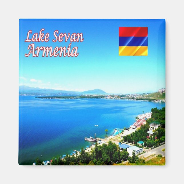 zAM004 SJÖ SEVAN Gegharkunik, Armenien, Magnet (Framsidan)