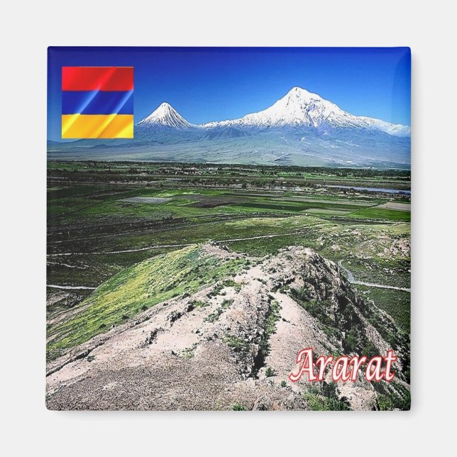 zAM008 MOUNT ARARAT, Armenien, Asien, Fridge Magnet (Framsidan)