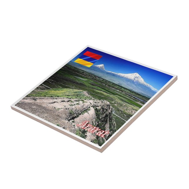 zAM008 MOUNT ARARAT, Armenien, Asien Kakelplatta (Sidan)