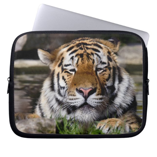 Zambar Tiger Laptop Fodral (Framsidan)