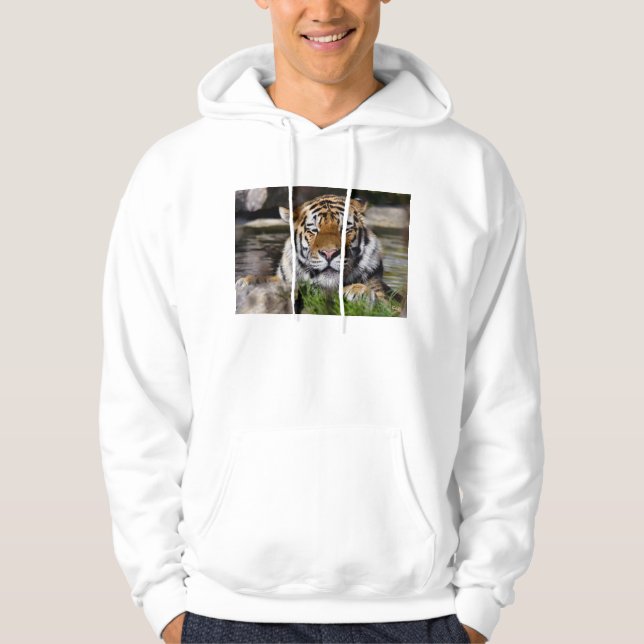Zambar Tiger Tee Tröja Med Luva (Framsida)