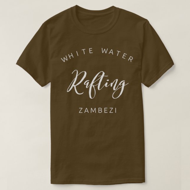 Zambezi White Water Rafting T Shirt (Design framsida)