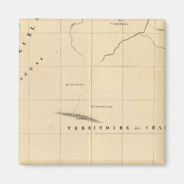 Zambia, Afrika 45 Magnet (Framsidan)