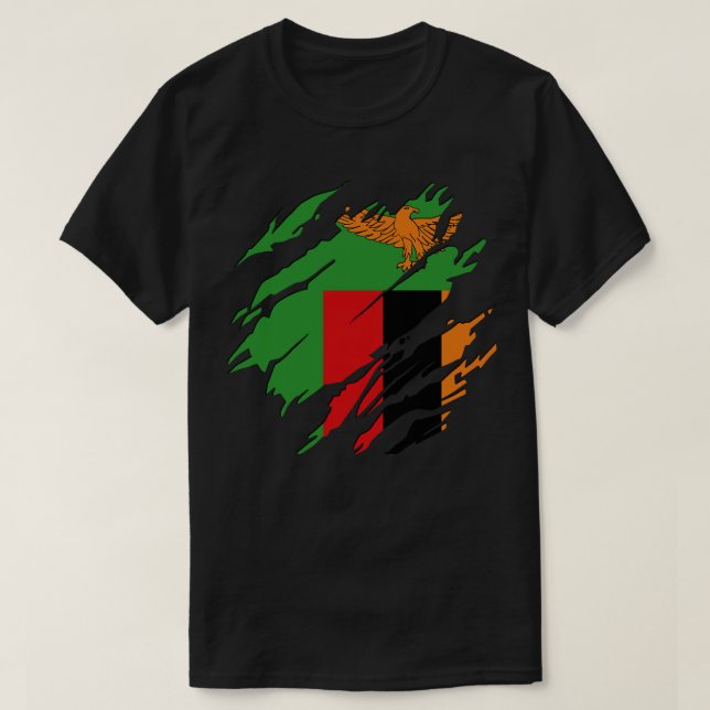 Zambia Alltid T Shirt (Design framsida)