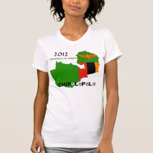 Zambia "Chipolopolo" 2012 mästare av afrika Tröja