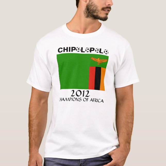 Zambia Chipolopolo afrikanmästare Tröja (Framsida)