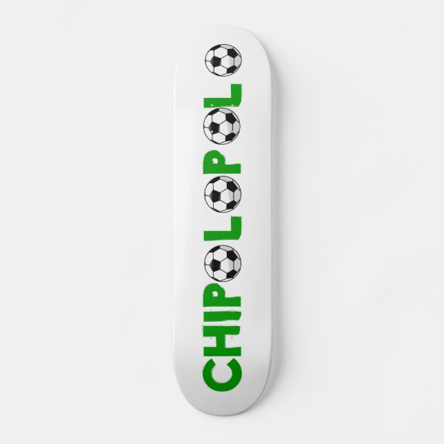 Zambia ’Chipolopolo’ Mini Skateboard Bräda 18,5 Cm (Framsida)