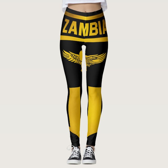 Zambia Emblem Leggings (Framsida)