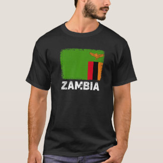 Zambia Flag Support Zambian People Women Men T Shirt