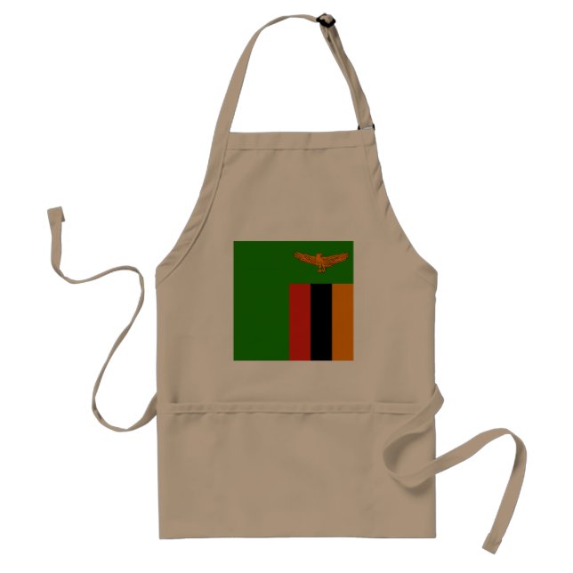 Zambia Flagga Förkläde (Framsidan)
