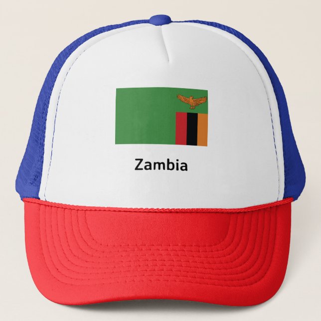Zambia Flagga Keps (Framsida)