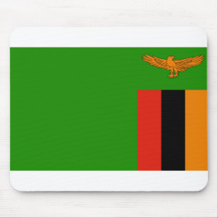 Zambia Flagga Musmatta