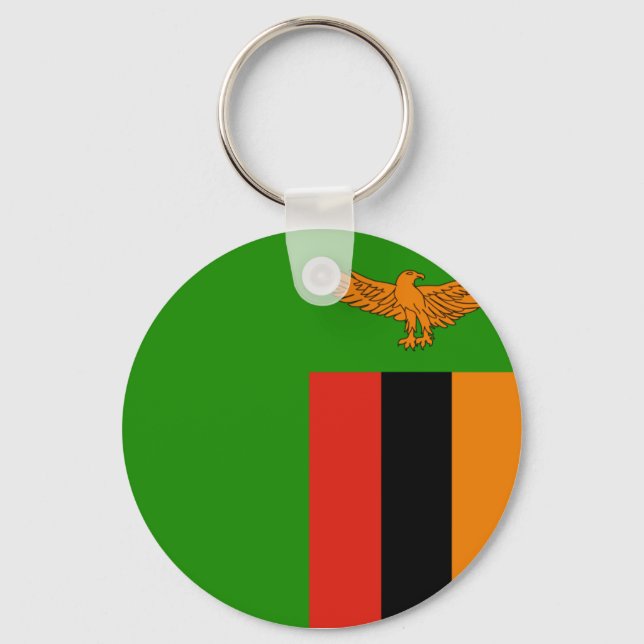 zambia flagga nyckelring (Framsida)