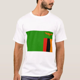 Zambia Flagga T Shirt