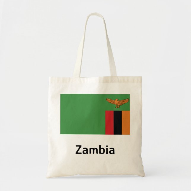 Zambia Flagga Tygkasse (Framsidan)