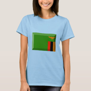 Zambia flaggajuvel t-shirt