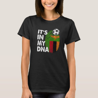 Zambia i mitt Dna Zambian-Flagga Zambia T Shirt