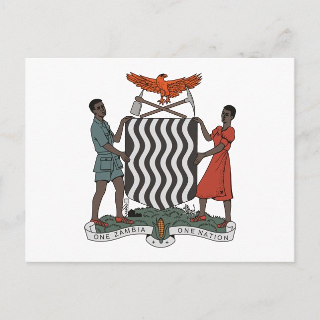 Zambia Jackar Arm Postcard Vykort (Framsida)