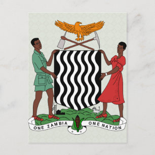 Zambia Jackar närmare Arm Vykort