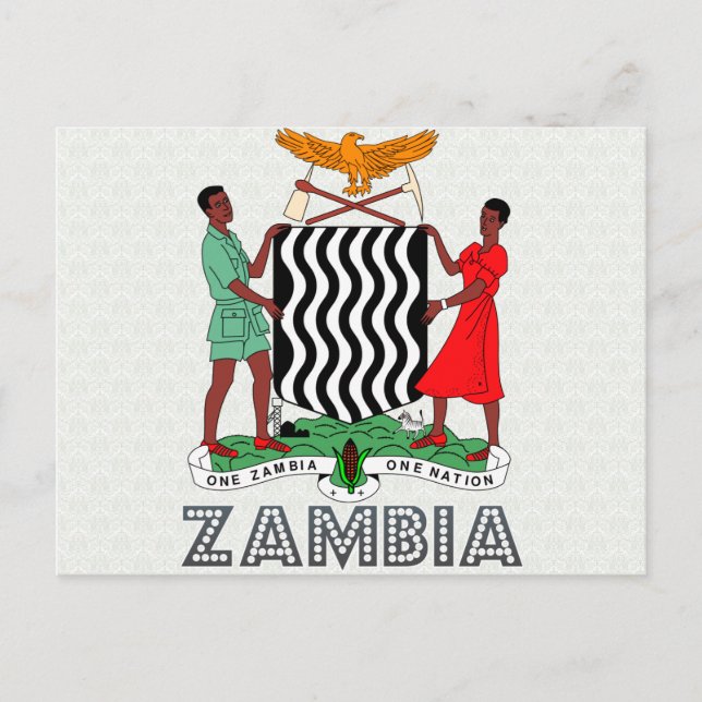 Zambia Jackat Arm Vykort (Framsida)