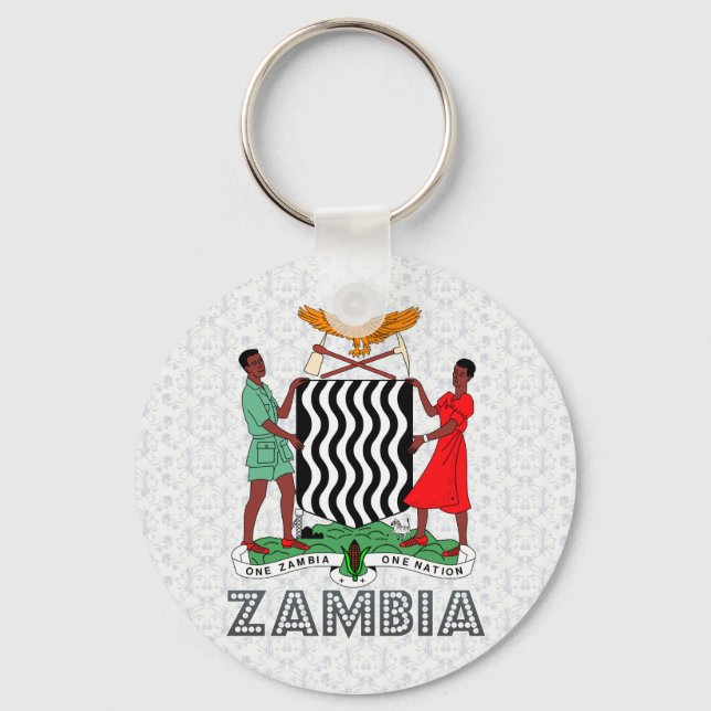 Zambia Jackat av Arm Nyckelring (Framsida)