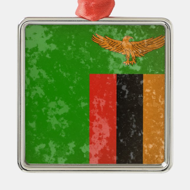 Zambia Julgransprydnad Metall (Framsidan)