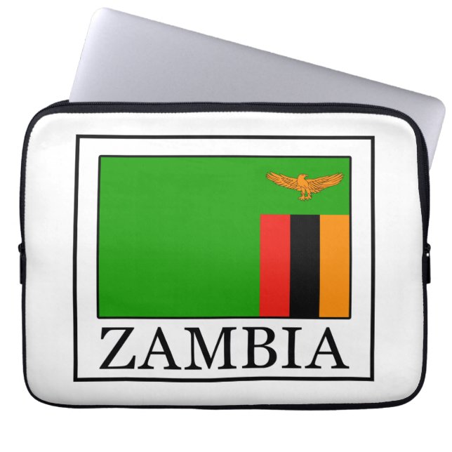 Zambia laptop sleeve (Framsidan)