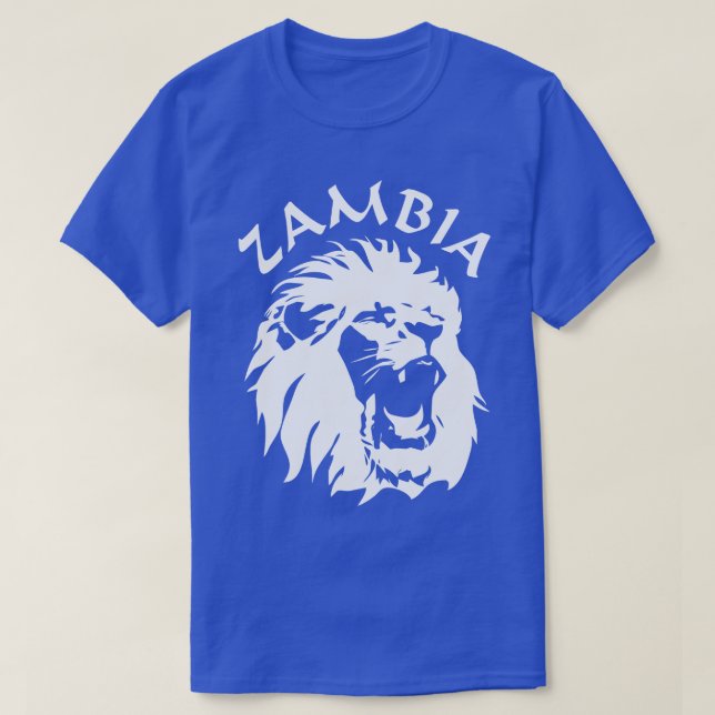 Zambia Lejon T Shirt (Design framsida)