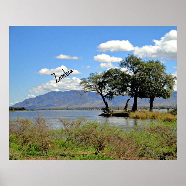 Zambia liggande poster (Framsidan)