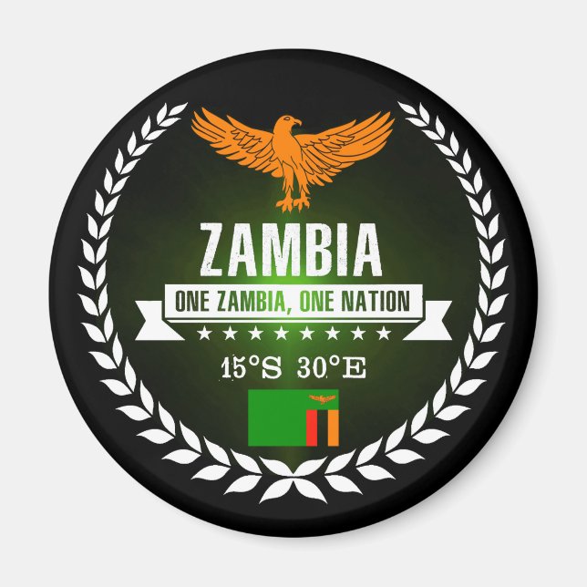 Zambia Magnet (Framsidan)