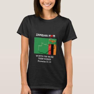 ZAMBIA MAMMA är värd mer än Rubies PROV 31 Black T Shirt