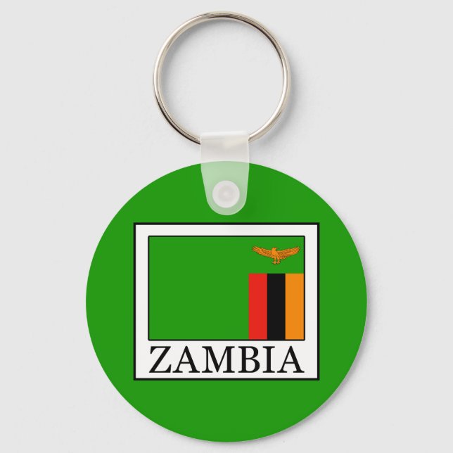 Zambia Nyckelring (Framsida)