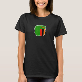 Zambia Stolt zambisk flagga 2 T Shirt