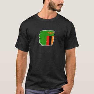 Zambia Stolt zambisk flagga 2 T Shirt