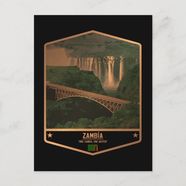 Zambia Vykort (Framsida)