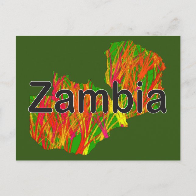 Zambia Vykort (Framsida)